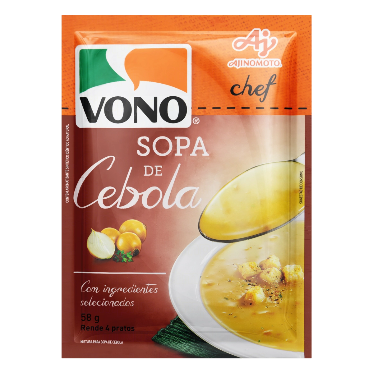 Sopa Vono Chef Sopa De Cebola 12x58gr