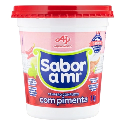 Tempero Completo Com Pimenta Sabor A Mi Pote 1kg