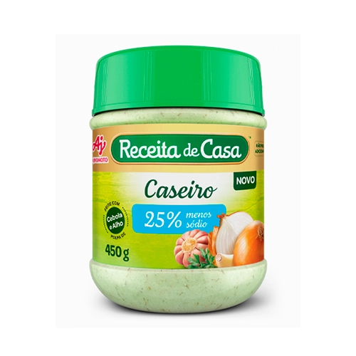 Tempero Caseiro Receita De Casa Pote 450g