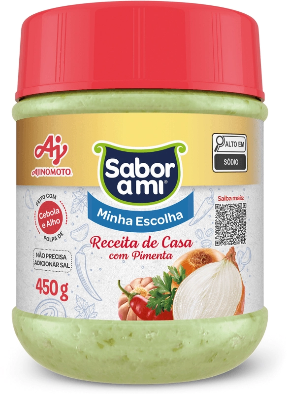 Tempero Pasta Com Pimenta Sabor A Mi Receita De Casa Minha Escolha Pote 450g