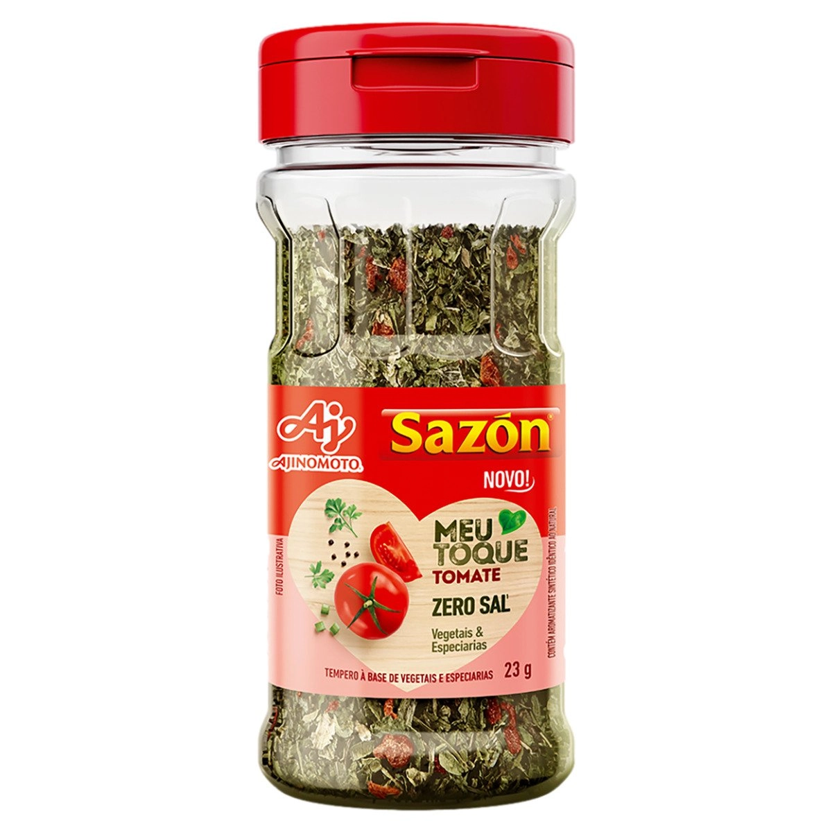 Tempero Tomate Sazón Meu Toque Frasco 23g