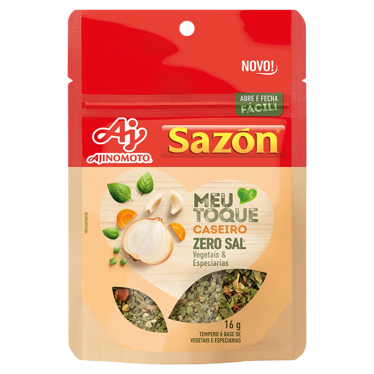 Tempero Caseiro Sazón Meu Toque Pouch 16g