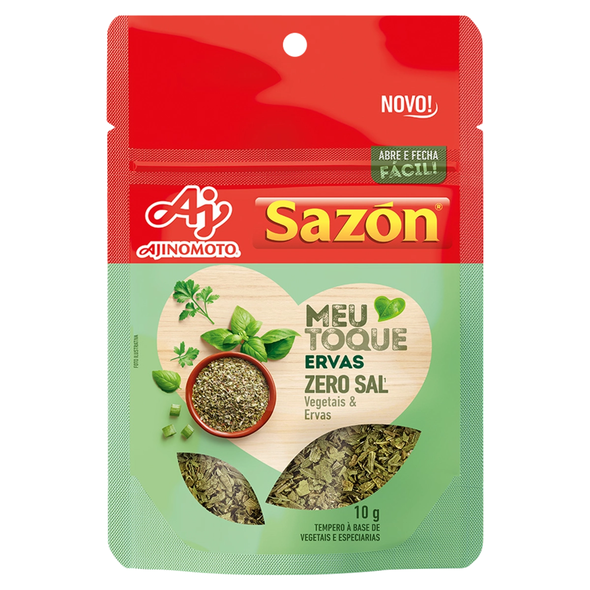 Tempero Ervas Sazón Meu Toque Pouch 10g