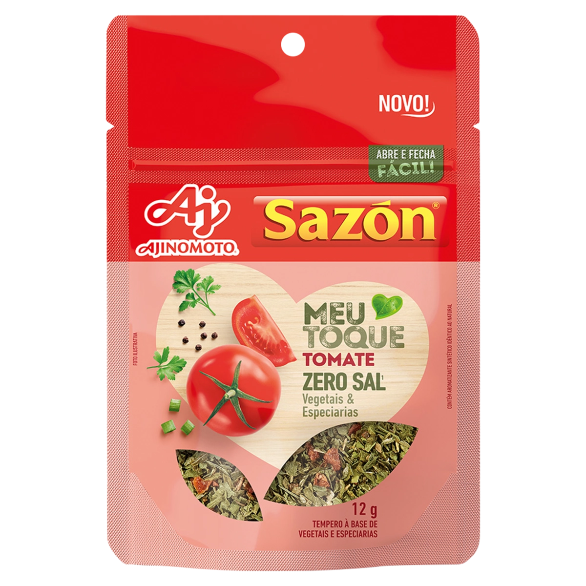 Tempero Tomate Sazón Meu Toque Pouch 12g