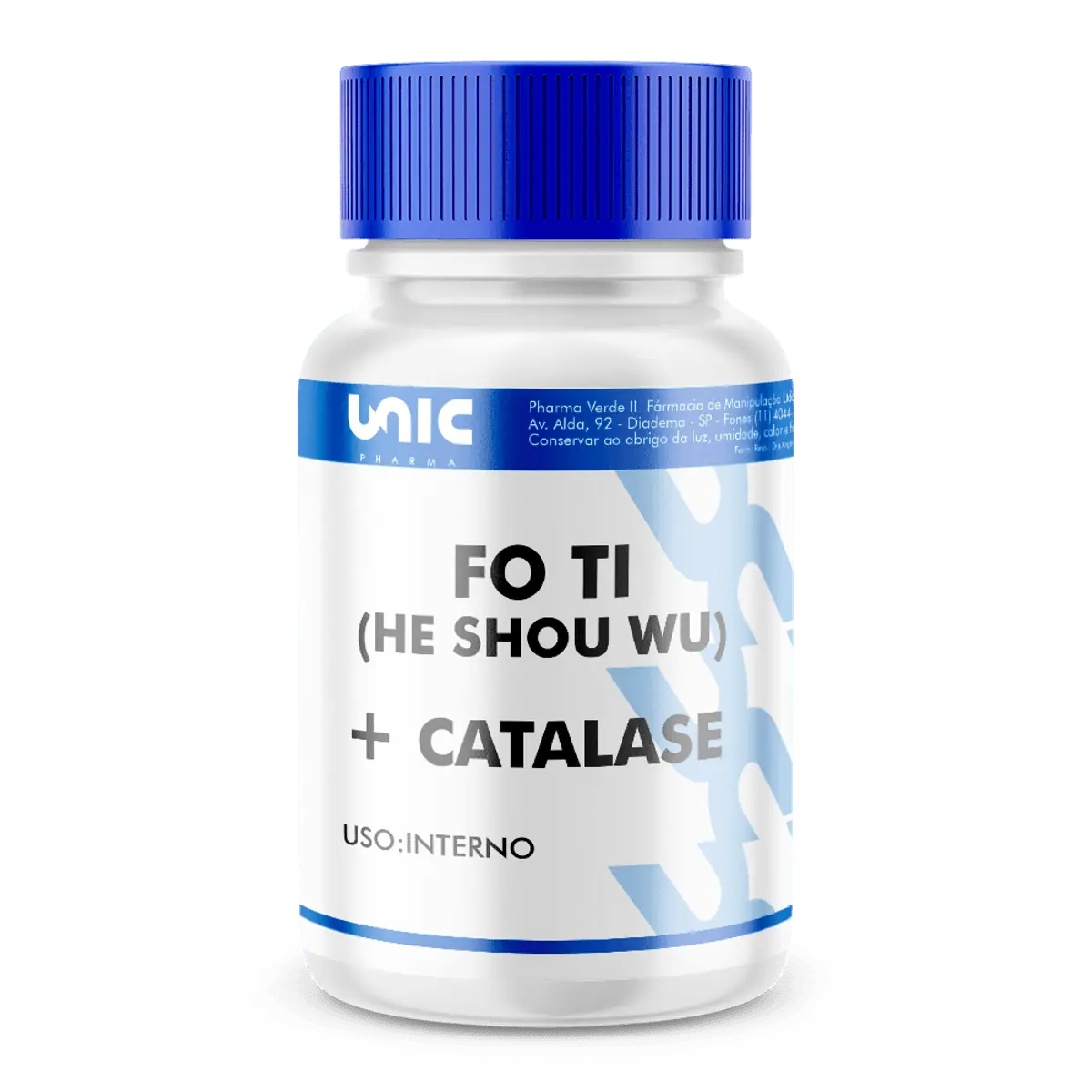 Fo Ti (He Shou Wu) + Catalase - 30 Cápsulas