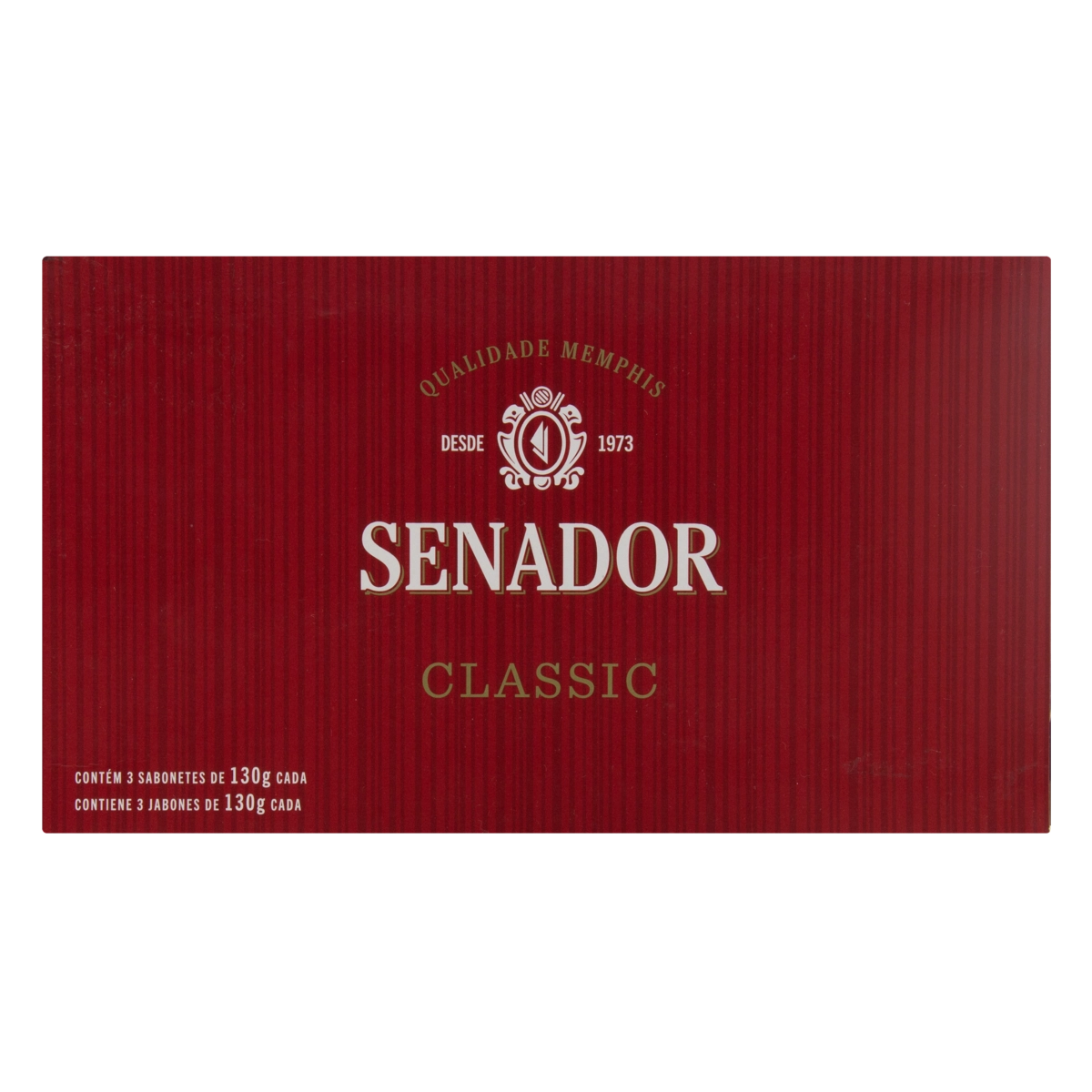 Pack Sabonete Barra Senador Classic Caixa 3 Unidades 130g Cada