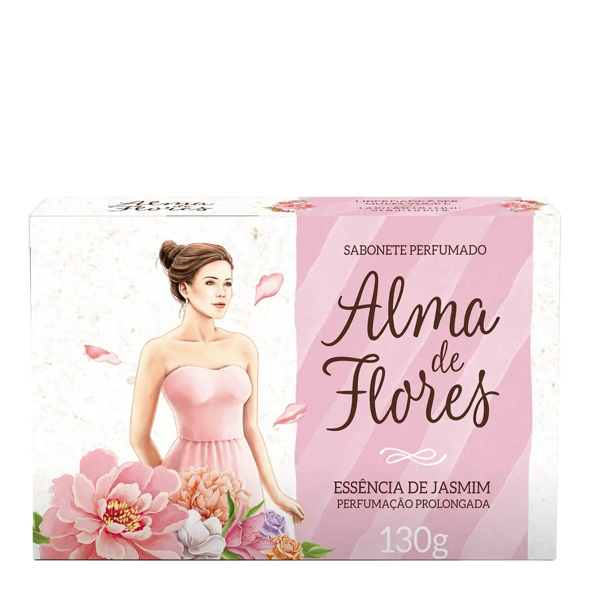 Sabonete Em Barra Perfumado Alma De Flores 130g Jasmim Unit