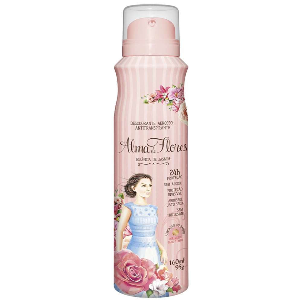 Desodorante Alma Flores Aero Feminino Lavanda/jasm