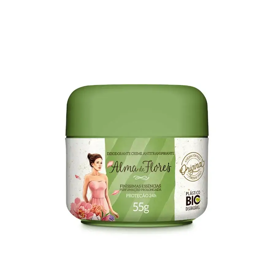 Desodorante Alma Flores Creme Feminino Classico