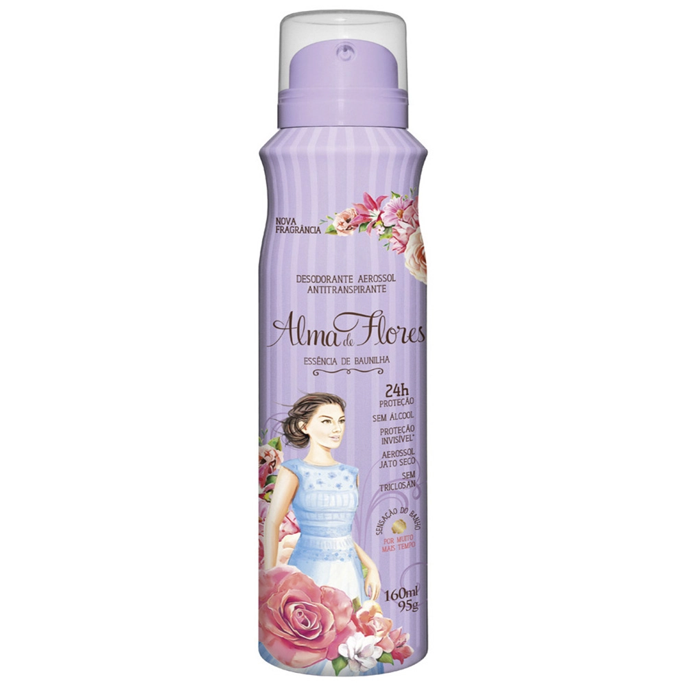 Desodorante Alma Flores Aero Feminino Alfaz/baun