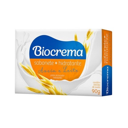 Sabonete Biocrema Líquido Cremoso Aveia E Leite