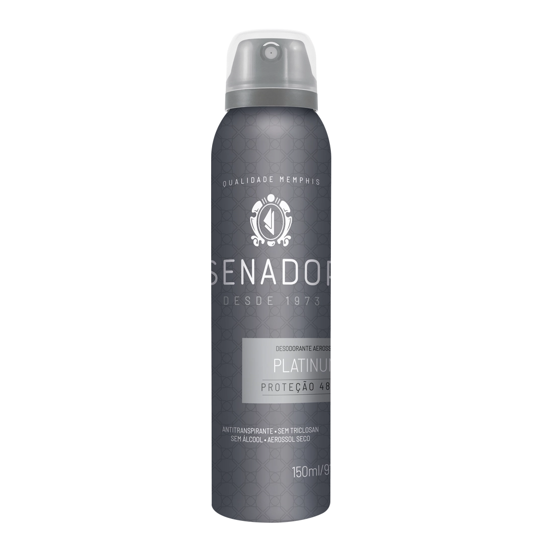 Desodorante Aerossol Platinum 16 Senador