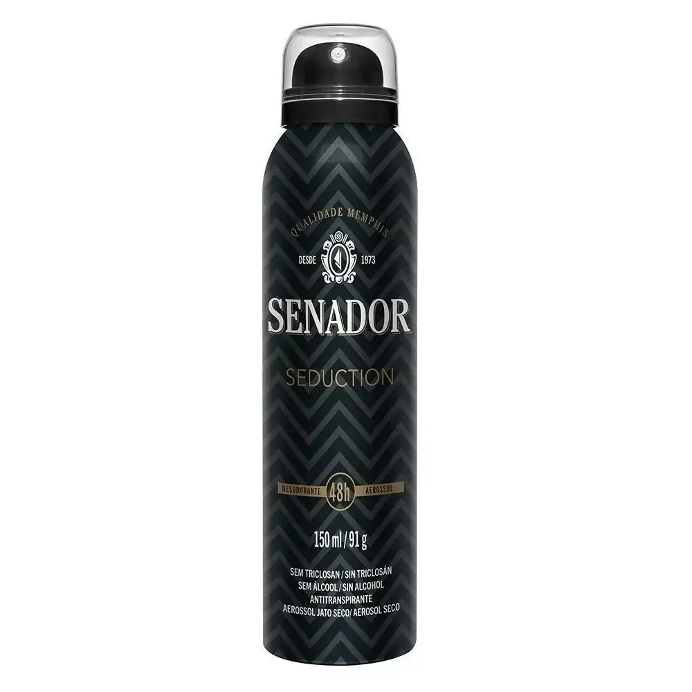 Desodorante Senador Aerosol Seduction 150ml /91g