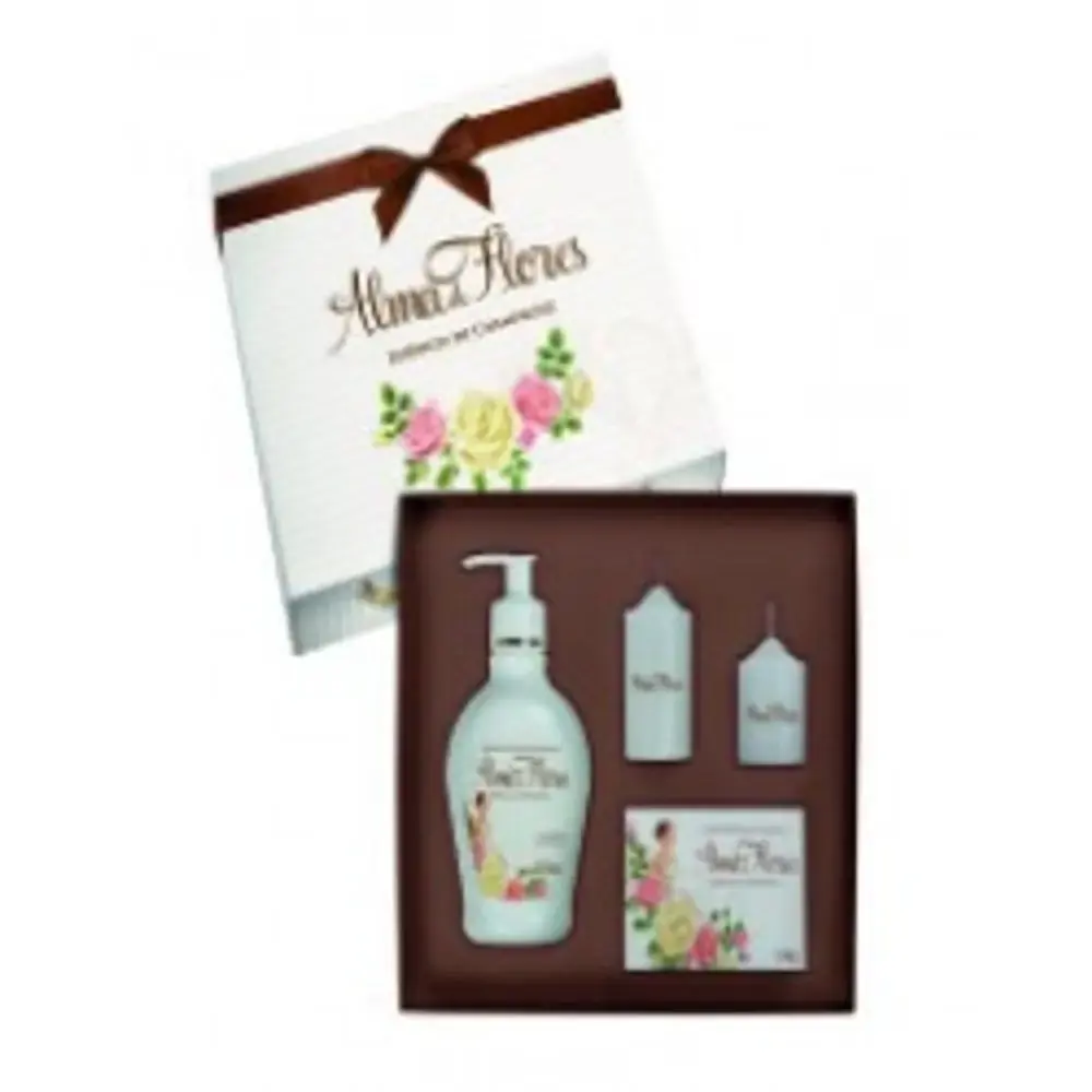Estj. Velas Alma Flores Champagne