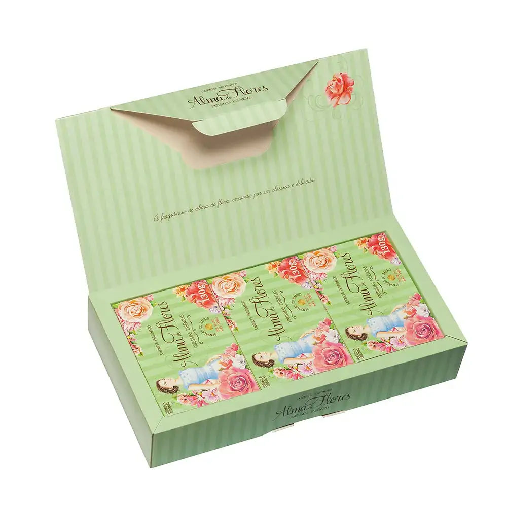 Sabonete Alma De Flores Classico L Pg 130gr Pt/0003