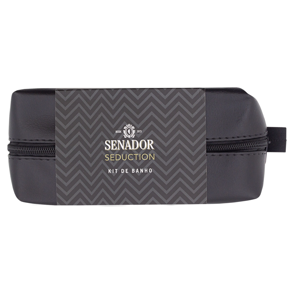 Kit 2 Sabonetes Barra 130g 1 Shampoo 2 Em 1 200ml 1 Saboneteira Senador Seduction Grátis Nécessaire