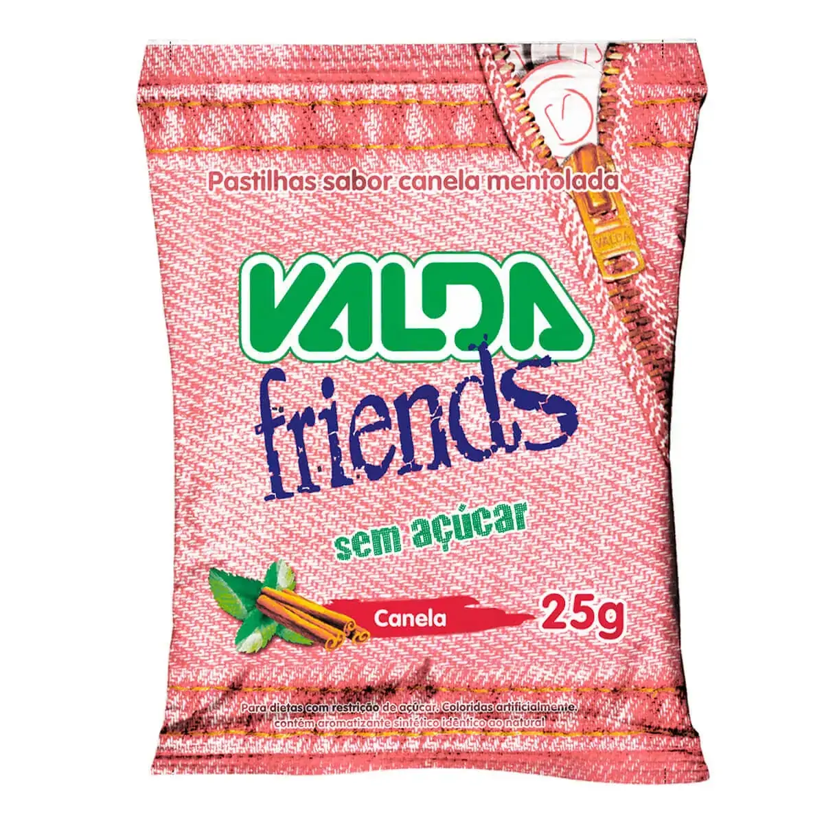 Valda Friends Pastilha Saches 25g Canela