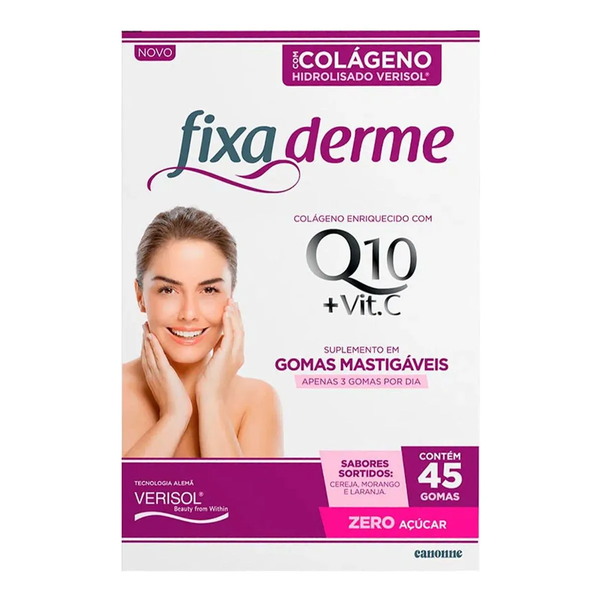 Fixa Derme Gomas Q10 Com 15 Sachês