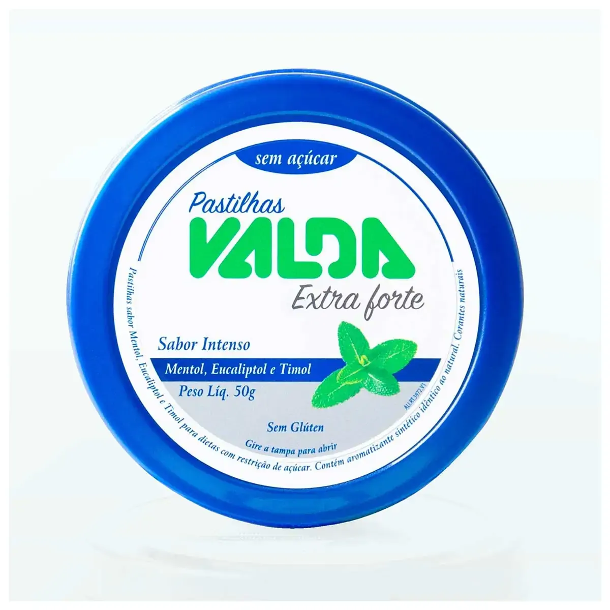 Pastilhas Valda Extra Forte 50g Lata