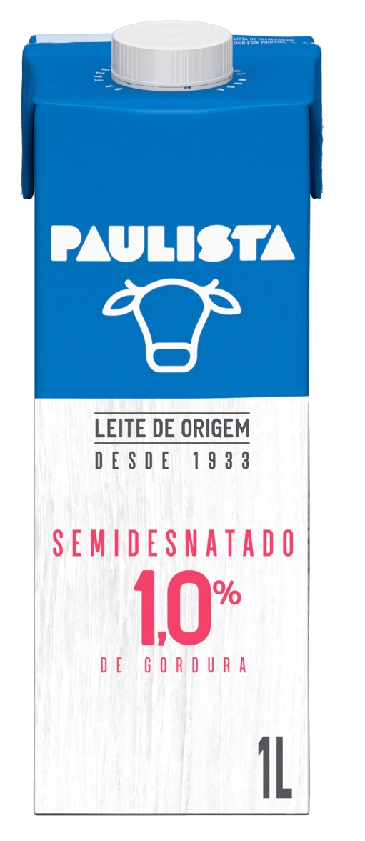 Longa Vida Paulista Semi Desnatado Caixa 1l