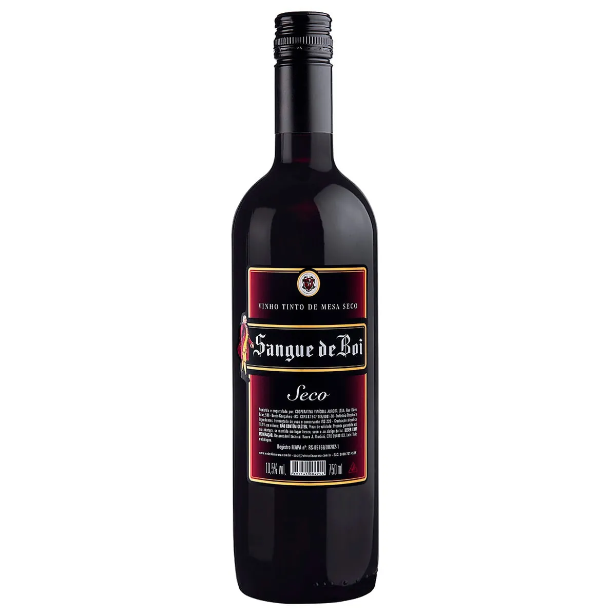 Vinho Nacional Tinto Seco SANGUE DE BOI Garrafa 750ml