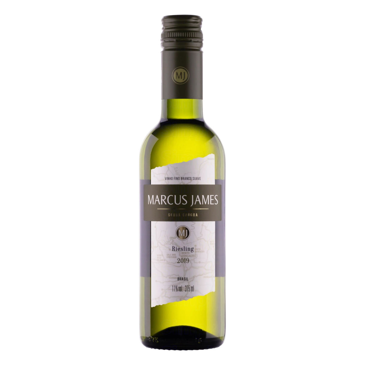 Vinho Brasileiro Branco Riesling MARCUS JAMES Garrafa 375ml
