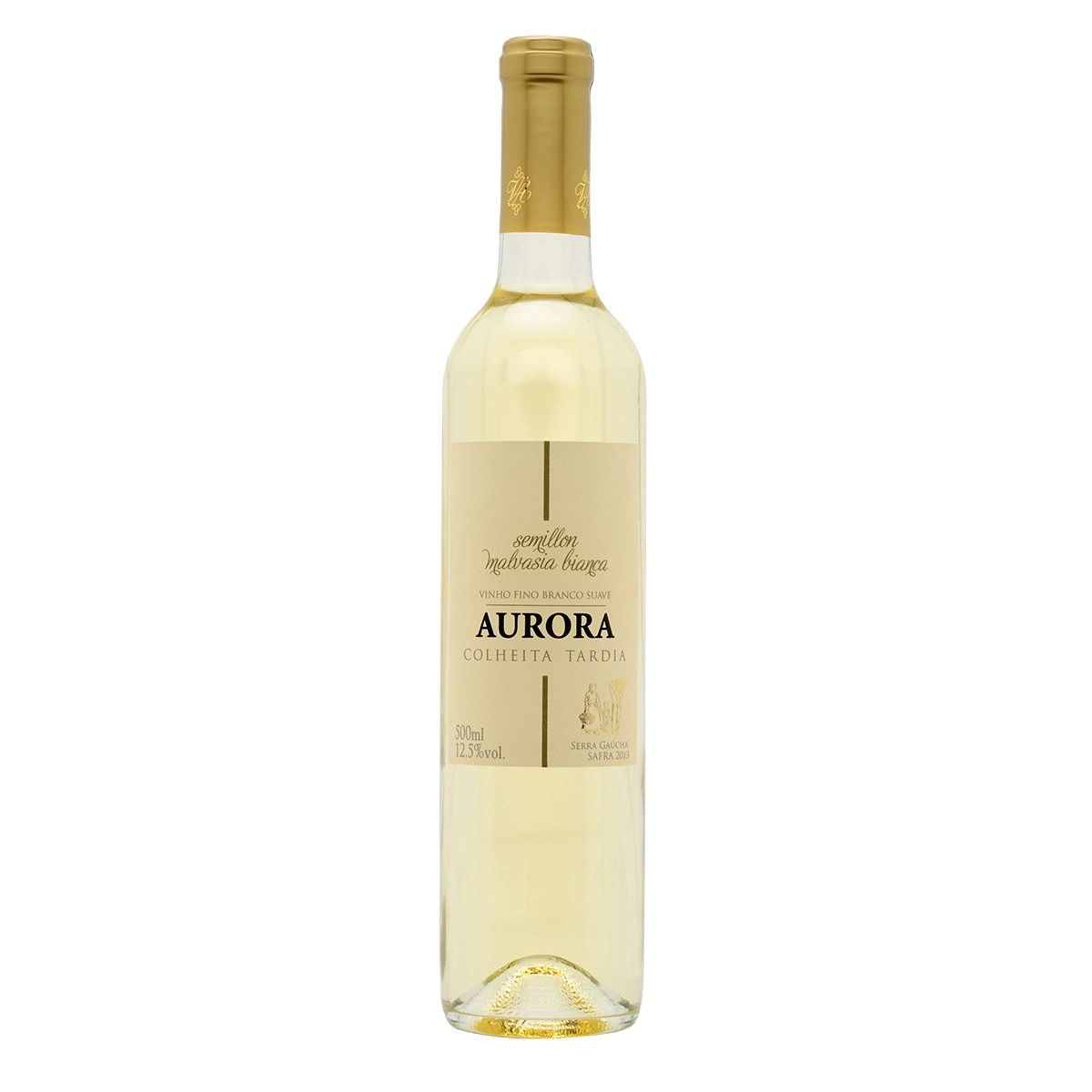Vinho Brasileiro Branco Colheita Tardia AURORA Garrafa 500ml