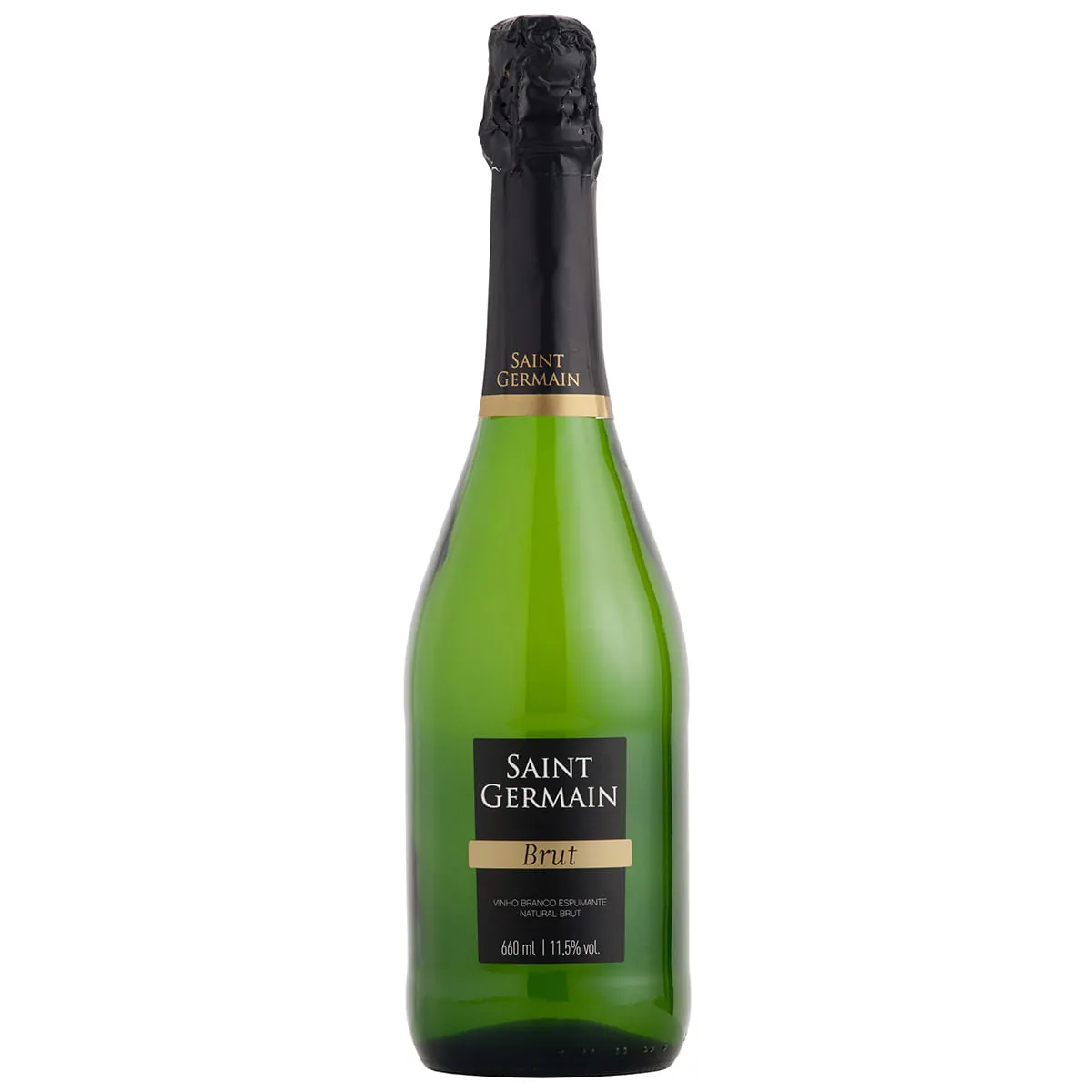 Espumante branco saint germain brut 660ml+panetone de frutas cristalizadas tommy 400G