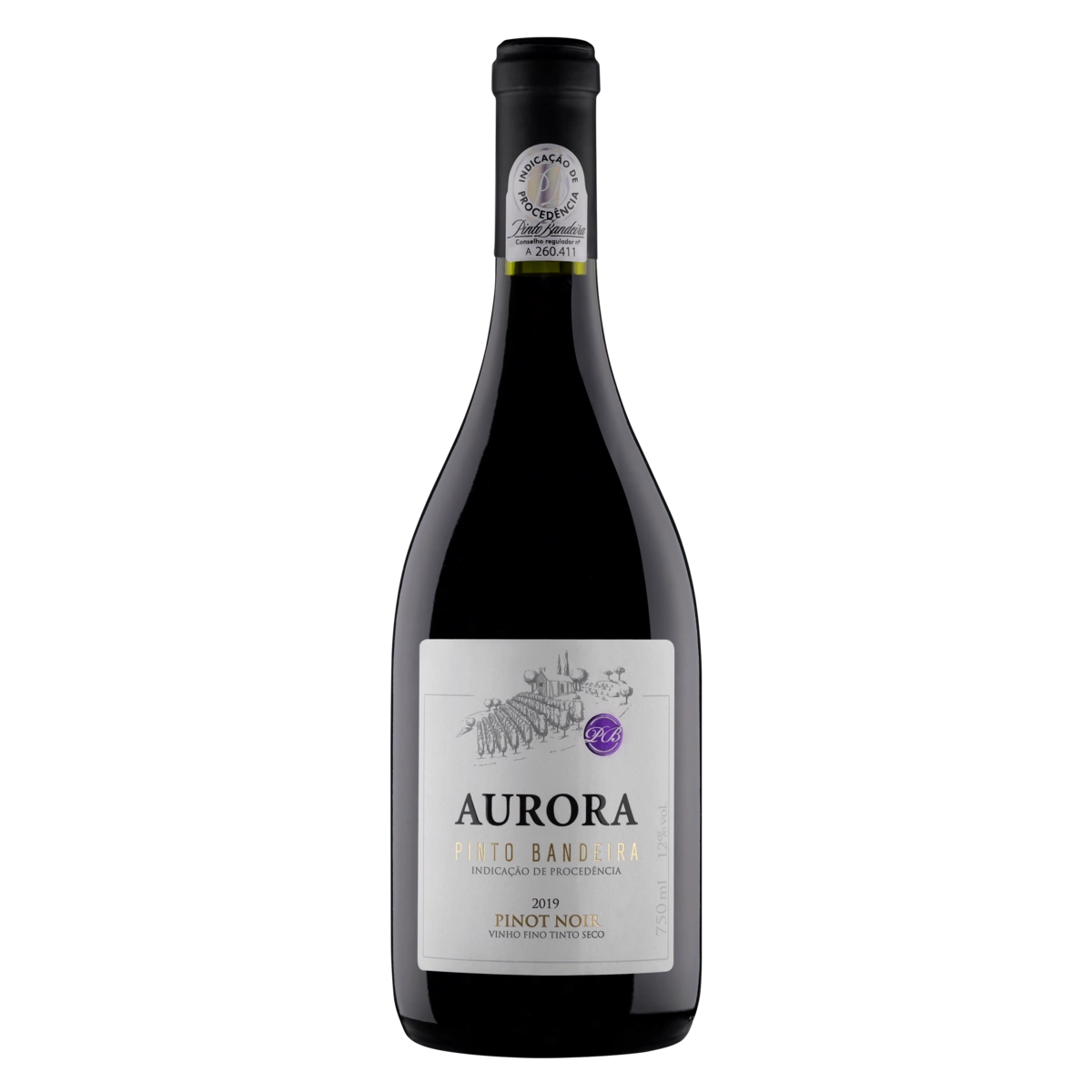 Vinho Brasileiro Tinto Seco Aurora Pinot Noir Pinto Bandeira Garrafa 750ml