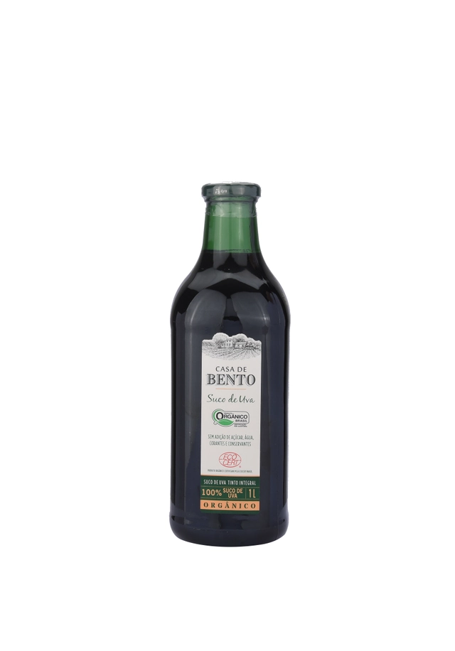 Suco Orgânico Uva Casa De Bento Garrafa 1l
