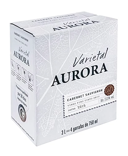 Vinho Aurora Varietal Cabernet Sauvignon Bag in Box 3000 mL