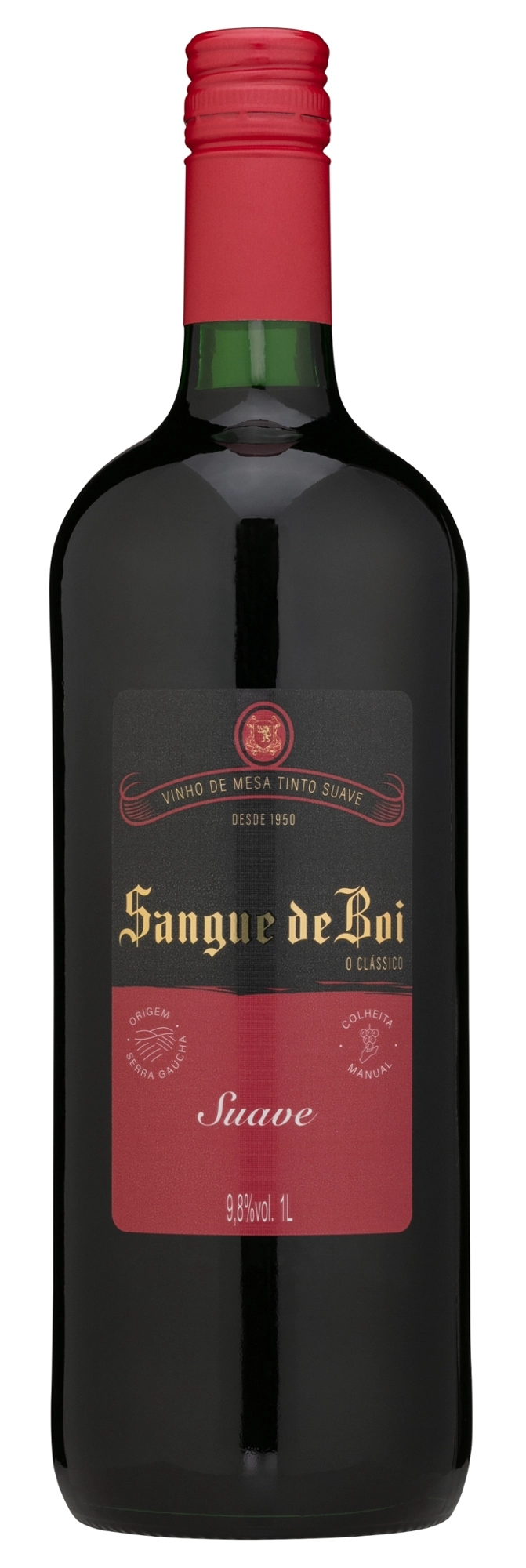 Vinho Nacional Tinto SANGUE BOI SUAVE 1L