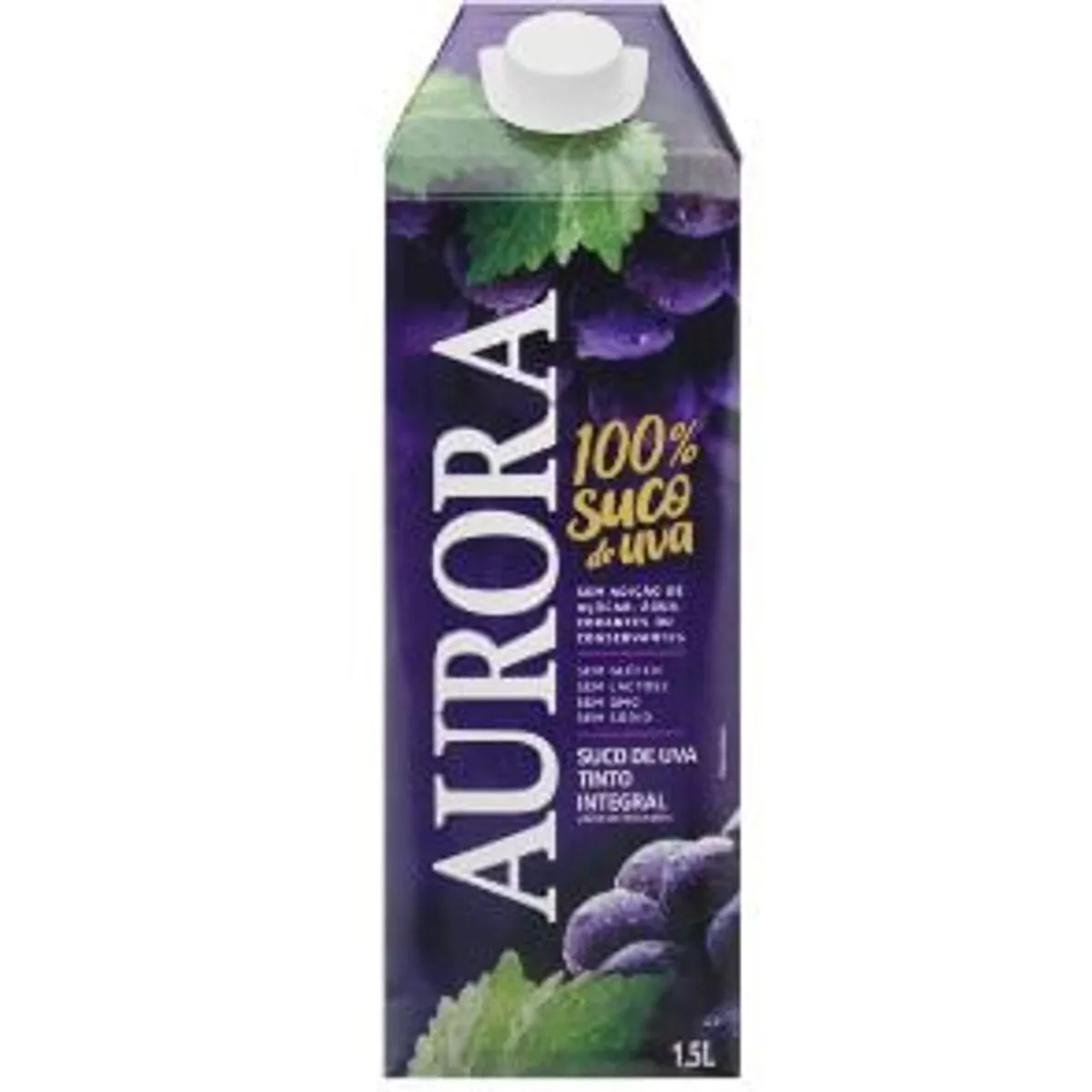 Suco Integral Uva Tinto Aurora 1,5 Litros