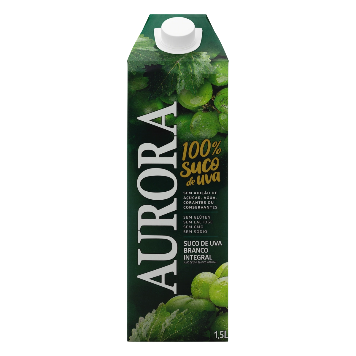Suco de Uva Branco Integral Aurora 1L