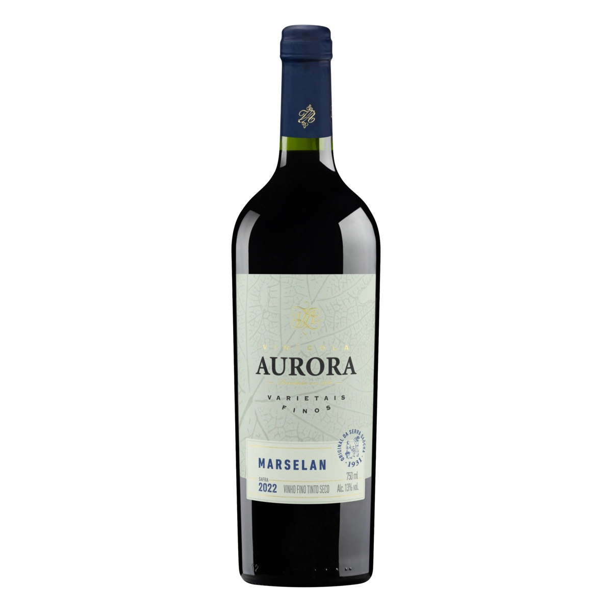 Vinho Brasileiro Tinto Seco Aurora Marselan Serra Gaúcha Garrafa 750ml