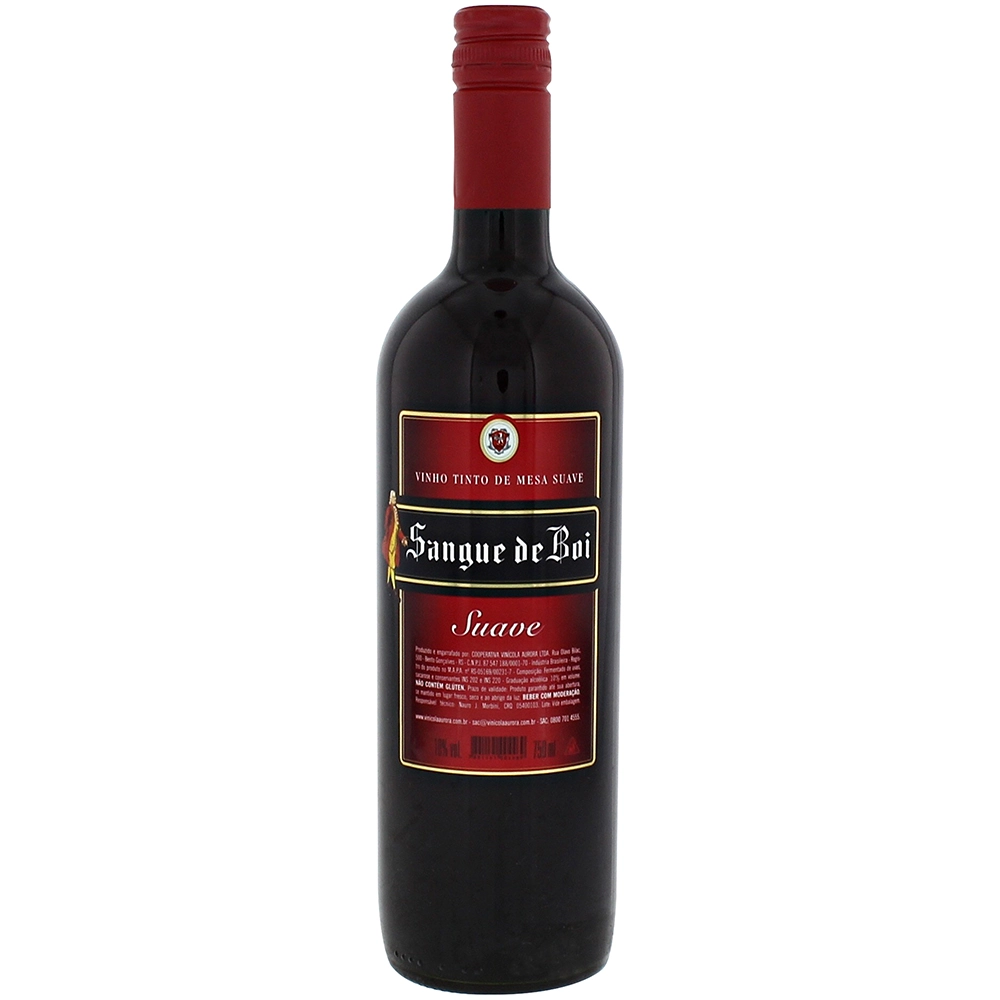 Vinho Sangue Boi 750ml Tto Suave