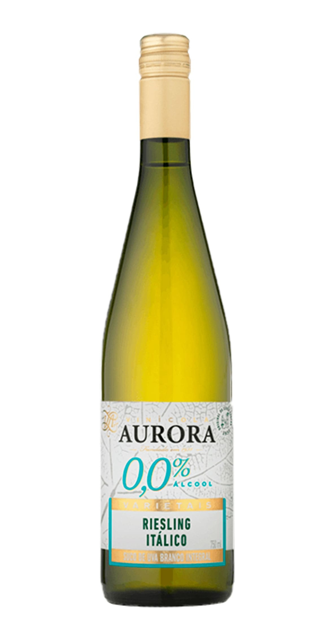 Suco Varietal Integral Uva Branco Aurora Garrafa 750ml