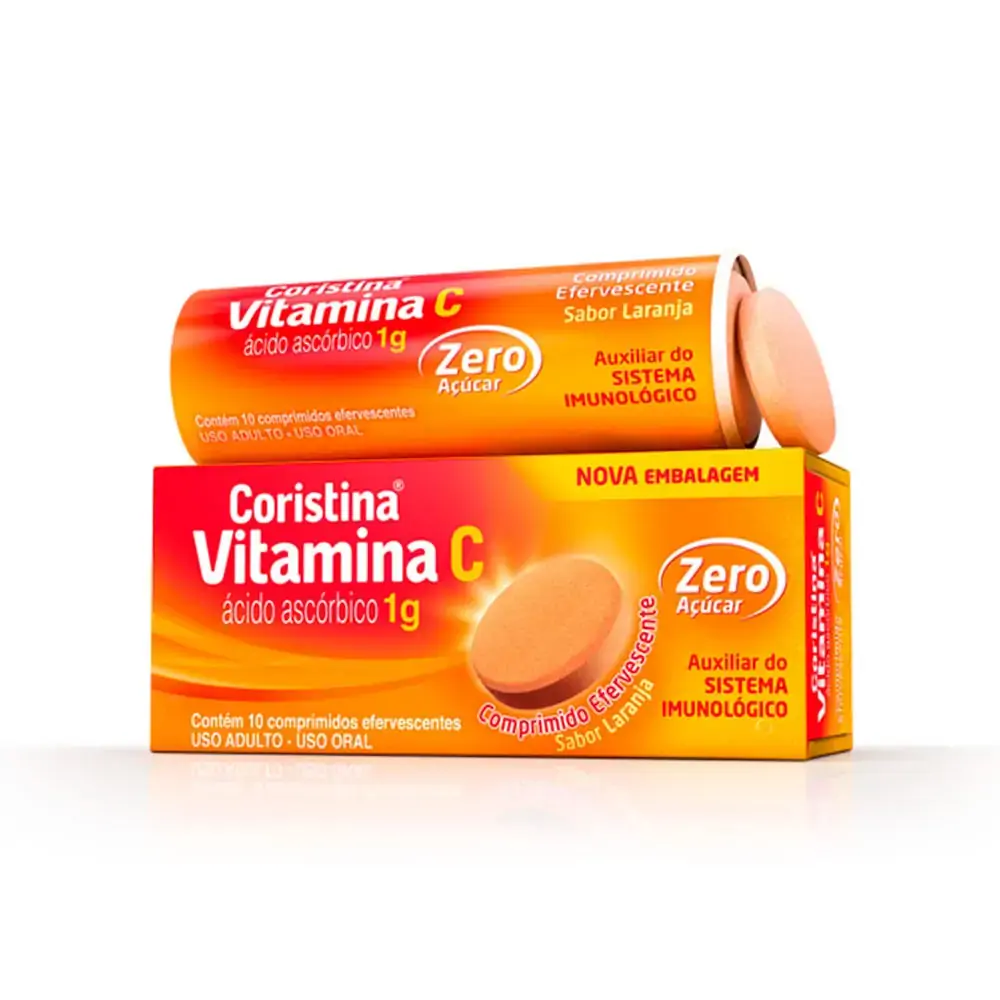 Coristina Vit C 1000 Mg 10 Comprimidos Mantecorp Similar