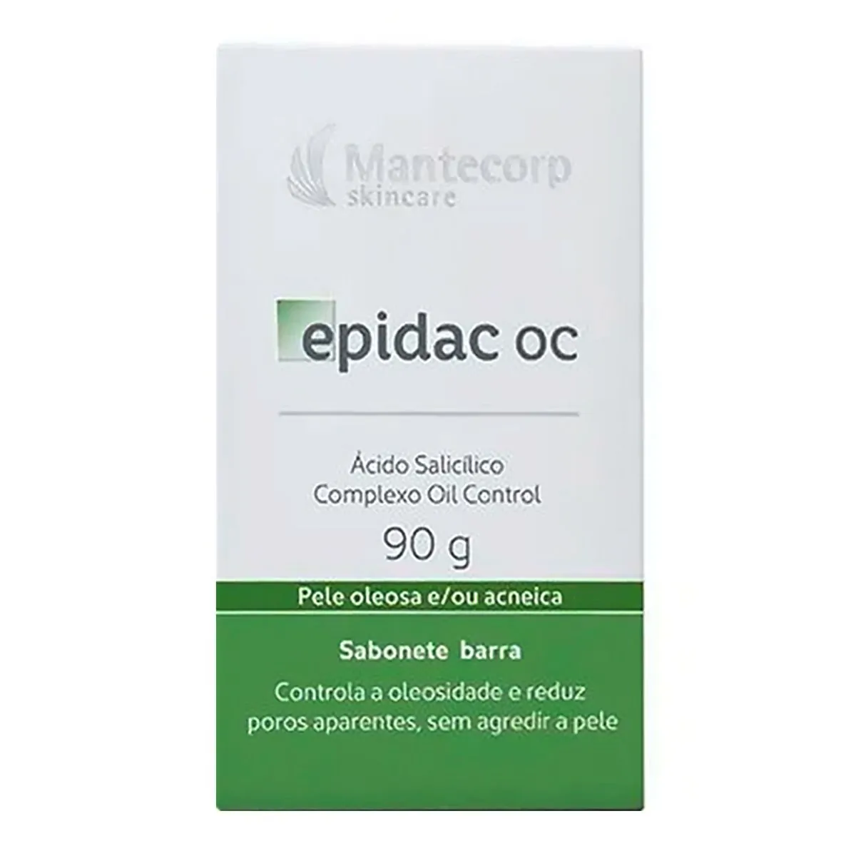 Sabonete Facial em Barra Mantecorp Epidac Oc Antioleosidade 90g
