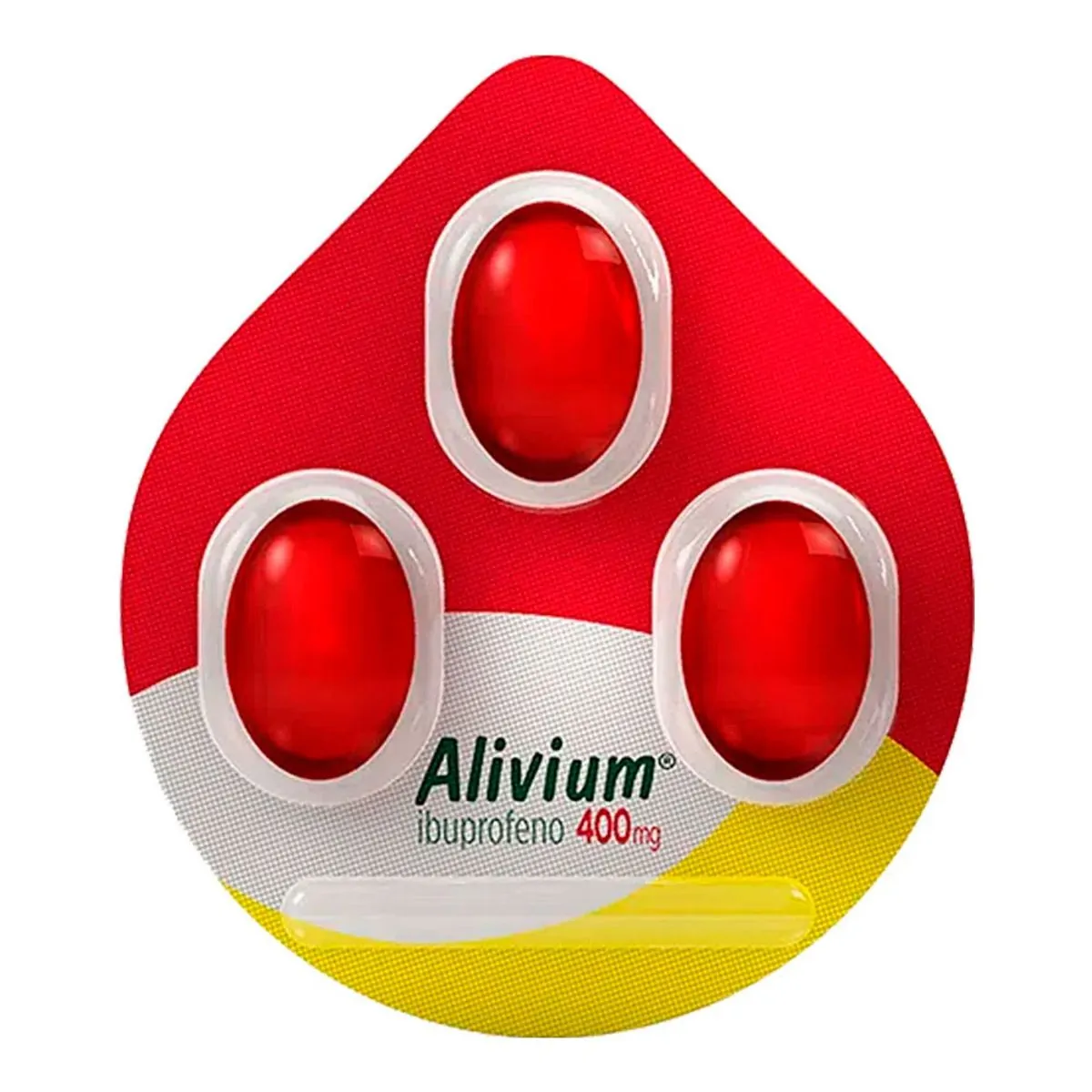 Alivium 400mg Mantecorp Farmasa 3 Cápsulas Líquidas