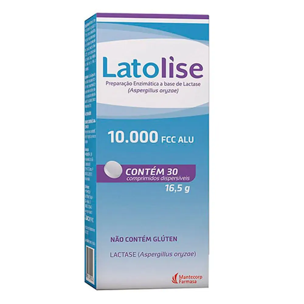 Latolise Mantecorp Farmasa Caixa 16,5g 30 Comprimidos Dispersíveis
