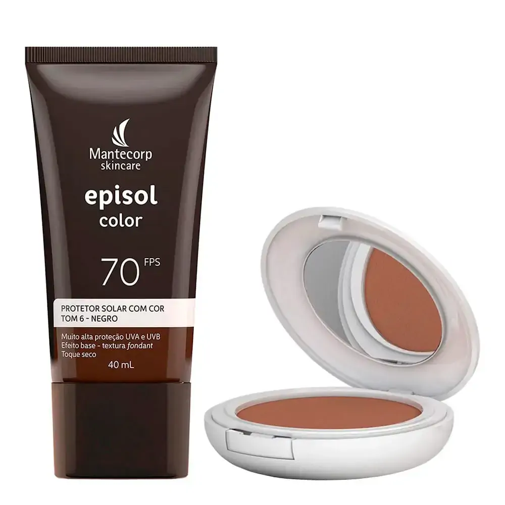 Mantecorp Episol Color Pó Compacto Pele Negra FPS50 10g