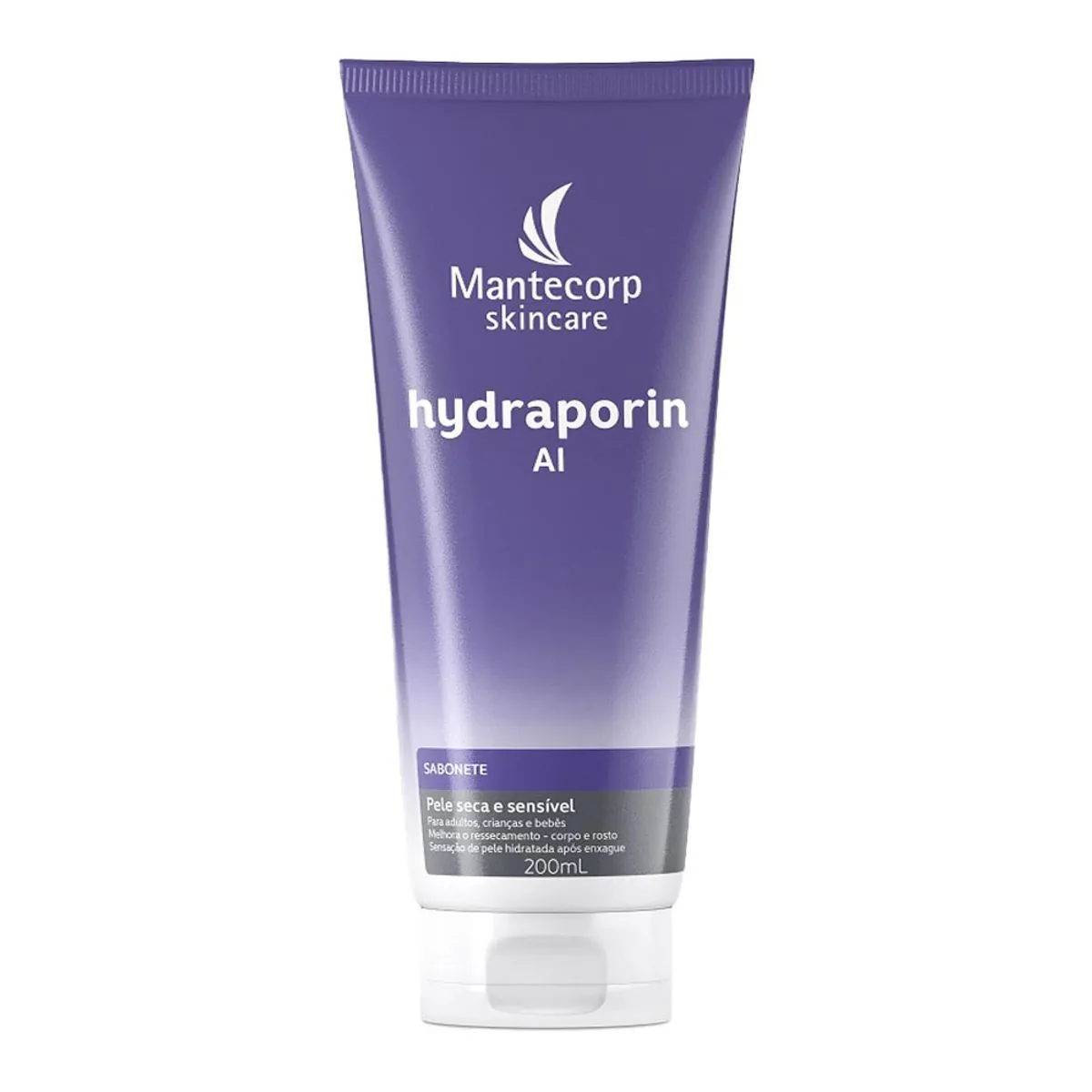 Sabonete Líquido Hidratante Hydraporin Ai Peles Secas e Sensíveis com 200 ml