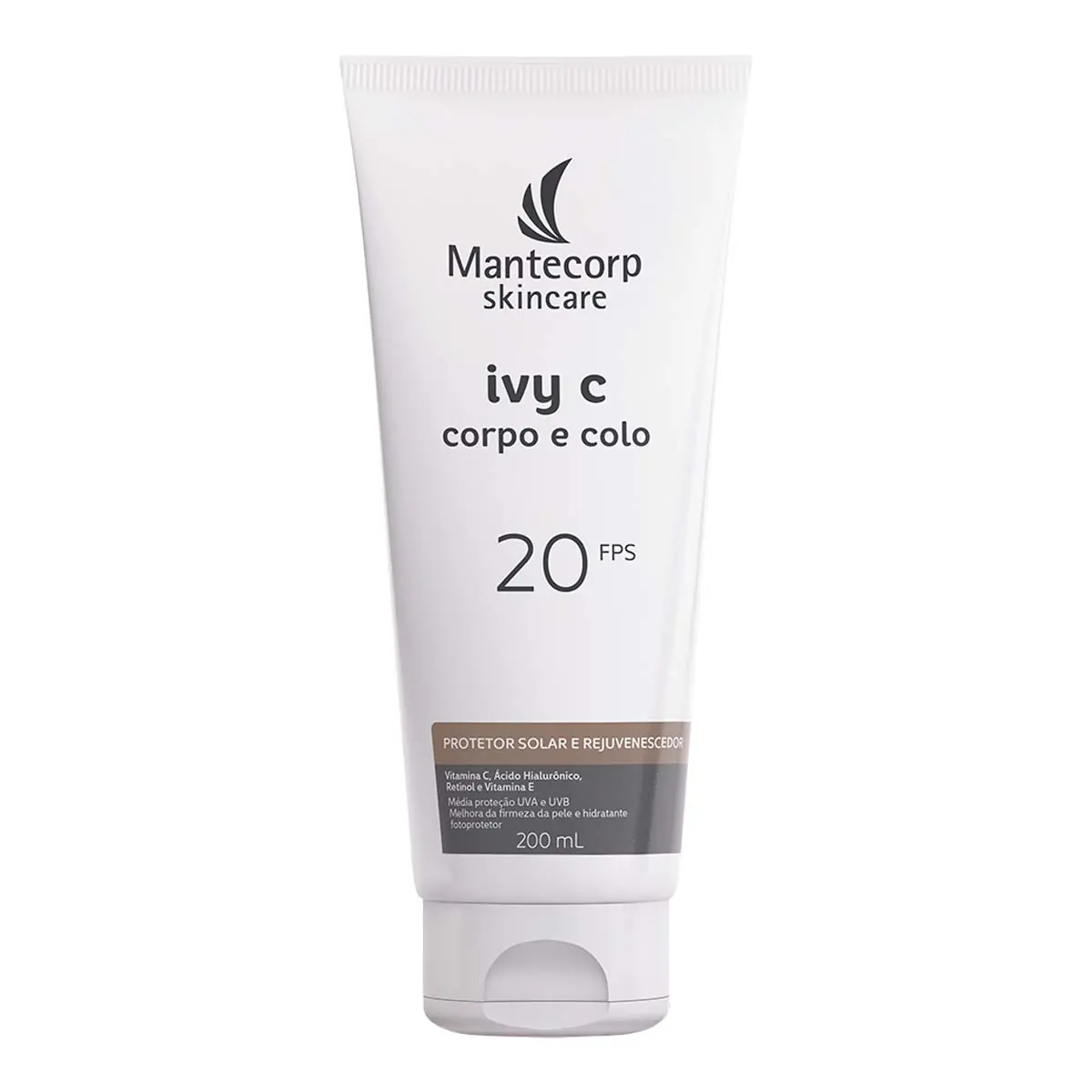 Sérum Rejuvenescedor Corporal Ivy C Corpo e Colo FPS 20 com 200 ml