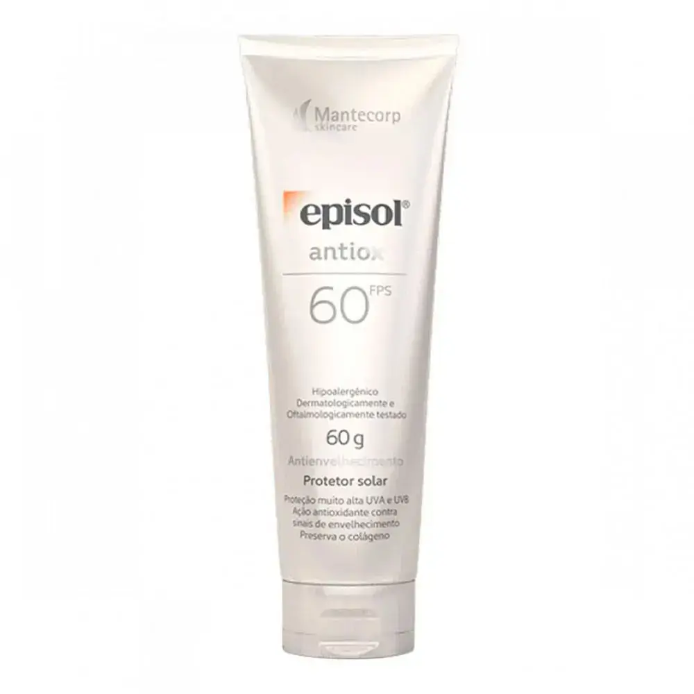 Protetor Solar Facial Episol Antiox Antienvelhecimento Fps60