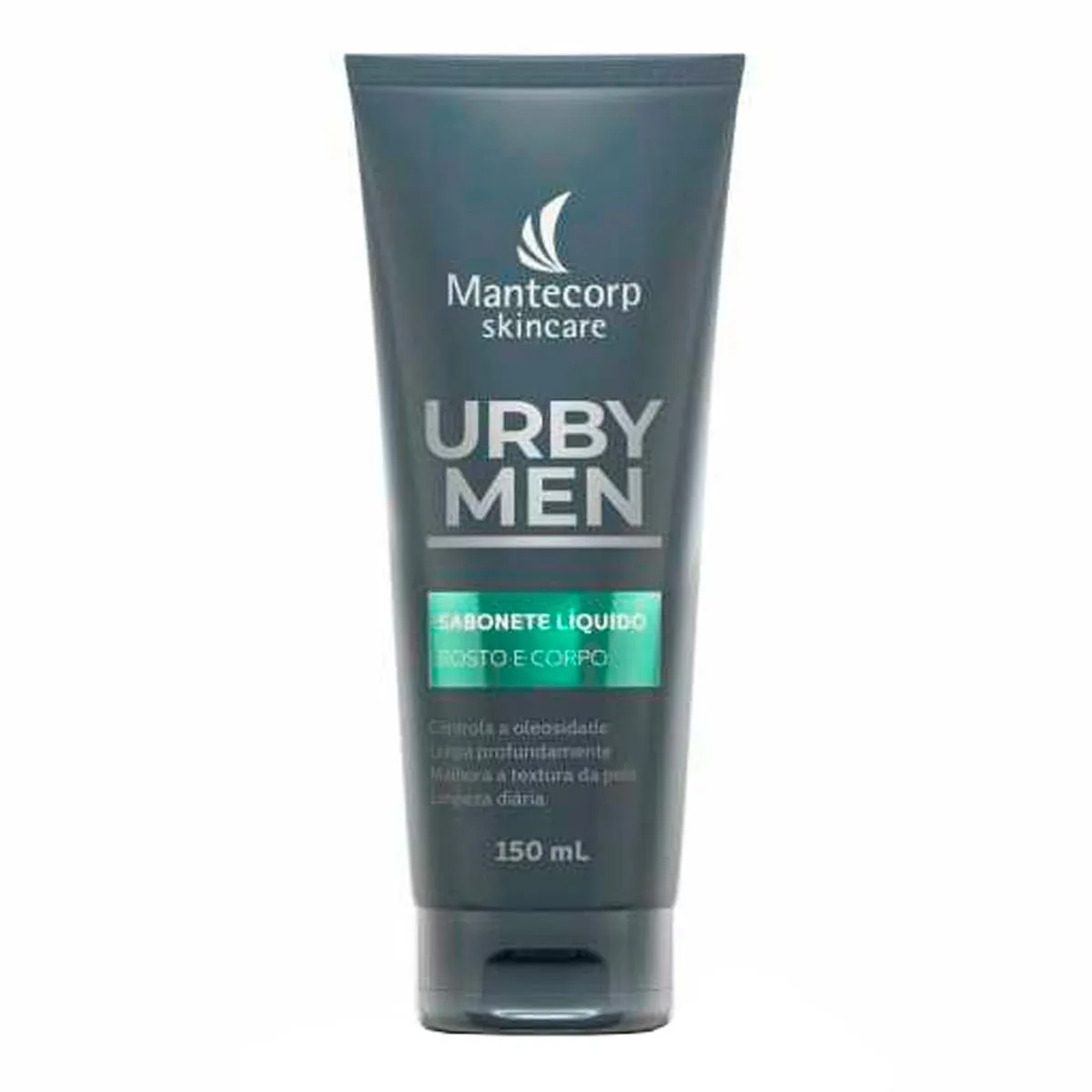 Sabonete Líquido Mantecorp Urby Men Rosto e Corpo 150ml