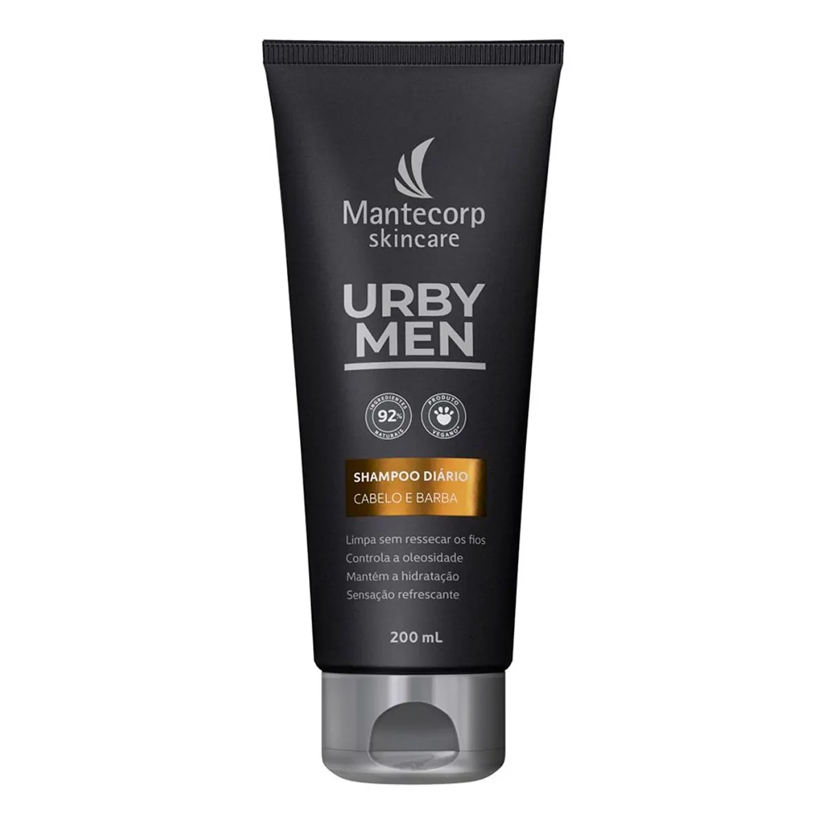 Shampoo Mantecorp Skincare Urby Men Bisnaga 200ml