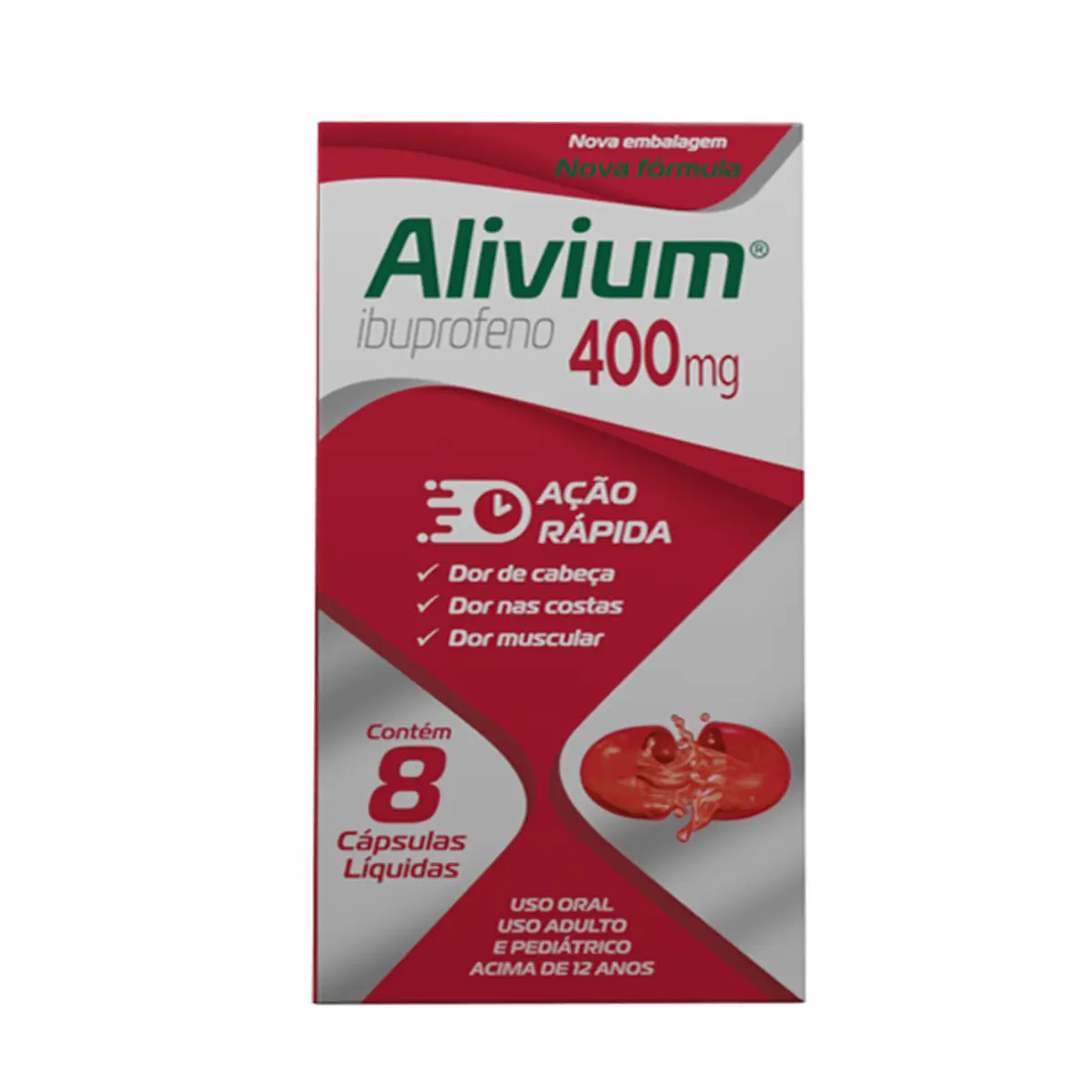 Alivium 400mg Cx 8 Cap