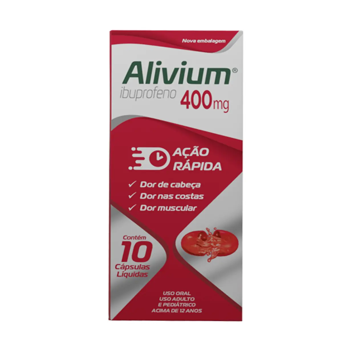 Alivium 400mg Cx 10 Cap