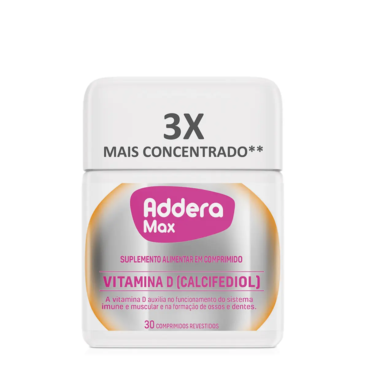 Addera Max Mantecorp Farmasa Frasco 26g 30 Comprimidos Revestidos